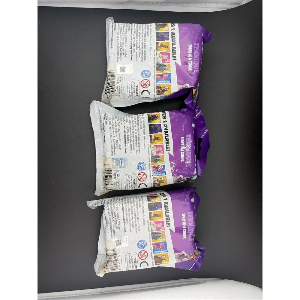 Fortnite Series 1 Collectible Figures/Backpack Clip Lot Of 8 New Sealed